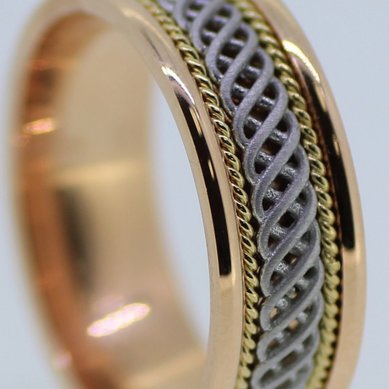 Обручальное кольцо Е-167-Т13473 - Ювелирный салон Тимофеевъ