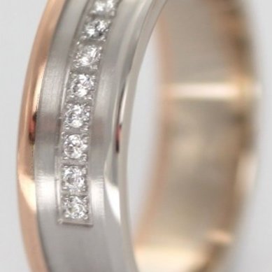 Обручальное кольцо SDET-48-Т13476 - Ювелирный салон Тимофеевъ